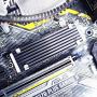 GLOTRENDS Universal M.2 Heatsink NVME Heatsink SSD Heatsink for 2280 M.2 SSD with Silicone Thermal Pad
