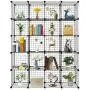 VINGLI Wire Cube Storage, 20-Cube Organizer Metal Grids Shelves, Stackable Storage Bins Multifunction Shelving Unit Modular Cubbies Organizer Bookcase for Home Office (20-Cube) VINGLI Wire Cube Storage, 20-Cube Organizer Metal Grids Shelves, Stackable Storage Bins Multifunction Shelving Unit Modular Cubbies Organizer Bookcase for Home Office (20-Cube)