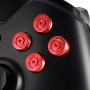 eXtremeRate Red Metal Alumium Alloy Thumbsticks Bullet ABXY Mod Buttons Replacement Parts for Microsoft Xbox One Xbox One S X Controller