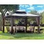 sunjoy 10 x 12 Chatham Steel Hardtop Gazebo sunjoy 10 x 12 Chatham Steel Hardtop Gazebo