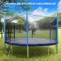 Zupapa 15 14 12 10 ft Outdoor Trampoline with 425lbs Weight Capacity for Kids Adults,Trampolines with Sprinkler Safety Enclosure Net Zupapa 15 14 12 10 ft Outdoor Trampoline with 425lbs Weight Capacity for Kids Adults,Trampolines with Sprinkler Safety Enclosure Net