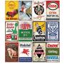 12 Pieces Gas and Oil Tin Signs, Retro Vintage Metal Sign for Home Man Cave Garage, 8x12 Inch/20x30cm 12 Pieces Gas and Oil Tin Signs, Retro Vintage Metal Sign for Home Man Cave Garage, 8x12 Inch/20x30cm