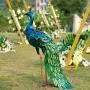 Outdoor Solar Peacock Statue Garden Decor Metal Yard Art for Lawn Backyard Party Wedding Decoration Outdoor Solar Peacock Statue Garden Decor Metal Yard Art for Lawn Backyard Party Wedding Decoration