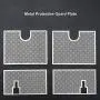 Haudang Decoration Metal Protective Net Armored Metal Guard Plate for 1/16 Heng Long German Tiger 3818 RC Tank Upgrade Parts