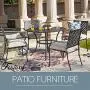 Festival Depot 5 Piece Outdoor Furniture Patio Dining Set All Weather Bistro Chairs with Seat Cushions, Round Metal Table with Umbrella Hole for Deck Lawn Garden Black (Beige) Festival Depot 5 Piece Outdoor Furniture Patio Dining Set All Weather Bistro Chairs with Seat Cushions, Round Metal Table with Umbrella Hole for Deck Lawn Garden Black (Beige)