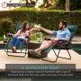 Best Choice Products Set of 2 Adjustable Steel Mesh Zero Gravity Lounge Chair Recliners w/Pillows and Cup Holder Trays, Camoflage