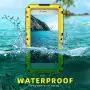 Mitywah Waterproof Case for iPhone 6 Plus, iPhone 6s Plus Heavy Duty Military Armor Metal Case, Complete Protective Strong Shockproof Dustproof Rugged Thick Case for iPhone 6 Plus/ 6s Plus, Yellow