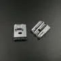 Kalevel 2pcs Piping Foot Sewing Machine Presser Foot Metal Double Welting Piping Presser Foot for All Low Shank Snap-On Singer Brother Babylock Janome Kenmore White Elna Husqvarna and More