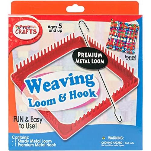 Pepperell METLOOM Metal Loom & Hook Set, Azalea Pink