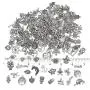300 Pieces Wholesale Bulk Lots Jewelry Making Charms Mixed Smooth Tibetan Silver Metal Charms Pendants DIY for Necklace Bracelet Jewelry Making and Crafting 300 Pieces Wholesale Bulk Lots Jewelry Making Charms Mixed Smooth Tibetan Silver Metal Charms Pendants DIY for Necklace Bracelet Jewelry Making and Crafting