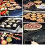 Grill mat Set of 3 - Non Stick BBQ Grill Sheets Reusable - Grill Pads Nonstick - Baking Grilling Mats Compatible with Charcoal Gas Weber Charbroil Traeger Grills - Outdoor Barbecue Accessories Black Grill mat Set of 3 - Non Stick BBQ Grill Sheets Reusable - Grill Pads Nonstick - Baking Grilling Mats Compatible with Charcoal Gas Weber Charbroil Traeger Grills - Outdoor Barbecue Accessories Black