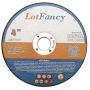 LotFancy Cut off Wheels, 4 Inch by 0.045 Inch, Angle Grinder Cutting Wheels, Metal and Stainless Steel Cutting Disc, 5/8” Arbor, Pack of 10