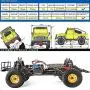 RGT RC Crawler 1:16 4wd RC Car Metal Gear Off Road Truck RC Rock Crawler 136161 Hobby Crawler RTR 4x4 Waterproof RC Toy (Yellow)