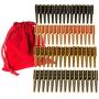 Cribbage Pegs Friends and Family Pack _ Premium Metal Cribbage Pegs _ Set of 60 _ in Four 1 5/16” Tall; Fit 1/8 Holes