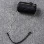 JEATHA 47'' Faux Leather Metal Chain Shoulder Strap with Buckles Replacement Bag Parts for Cross Body Bag DIY Hand Bag