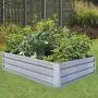FOYUEE Galvanized Raised Garden Beds for Vegetables Metal Planter Boxes Outdoor Large Patio Bed Kit Planting Herb, 6x3x1ft