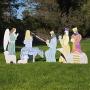 Outdoor Nativity Store Classic Outdoor Nativity Set - Full Yard Scene (Large)