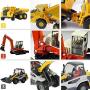 iPlay, iLearn Heavy Duty Construction Site Play Set, Collectible Model Vehicles, Metal Tractor Toy, Dump Truck, Excavator, Digger, Compact Gift Toy for 3, 4, 5 Year Olds, Toddlers, Boys, Kids
