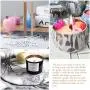 YoungRich 100 PCS Wood Candle Wicks with Iron Stand Candle Cores Natural Environmental-Friendly Wick for Candle Making and Candle DIY Craft 13x1.3cm / 5.1x0.5inch