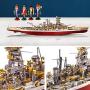 Piececool 3D Metal Model Kits-Kongou Battleship DIY 3D Metal Puzzle for Adults, Great Gift Idea