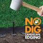 EasyFlex Dimex Scallop Top Plastic No-Dig Edging Project Kit, 100-Feet (3210-100C)