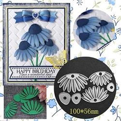 Daisy Flower Metal Cutting Dies Alinacrafts Scrapbooking Card Making Die Cuts Thanksgiving Christmas Craft Dies (#10)