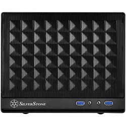 SilverStone Technology Ultra Compact Mini-ITX Computer Case with Mesh Front Panel Black (SST-SG13B-USA)