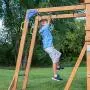 Beach Front All Cedar Wooden Swing Set Beach Front All Cedar Wooden Swing Set