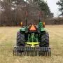 Titan Attachments 5-Ft Landscape Rake for Compact Tractors, Quick Hitch Compatible Tow-Behind Garden Tool Titan Attachments 5-Ft Landscape Rake for Compact Tractors, Quick Hitch Compatible Tow-Behind Garden Tool