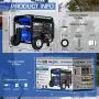DuroMax XP12000EH Generator-12000 Watt Gas or Propane Powered Home Back Up & RV Ready, 50 State Approved Dual Fuel Electric Start Portable Generator, Black and Blue DuroMax XP12000EH Generator-12000 Watt Gas or Propane Powered Home Back Up & RV Ready, 50 State Approved Dual Fuel Electric Start Portable Generator, Black and Blue