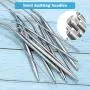 12 Pieces Stainless Steel Circular Knitting Needles Set 32 Inch Crochet Needles Yarn Needles for Any Weave Yarn Projects, 12 Sizes 12 Pieces Stainless Steel Circular Knitting Needles Set 32 Inch Crochet Needles Yarn Needles for Any Weave Yarn Projects, 12 Sizes