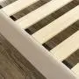 ZINUS Misty Upholstered Platform Bed Frame / Mattress Foundation / Wood Slat Support / No Box Spring Needed / Easy Assembly, Taupe, Queen ZINUS Misty Upholstered Platform Bed Frame / Mattress Foundation / Wood Slat Support / No Box Spring Needed / Easy Assembly, Taupe, Queen