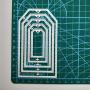 Mvchifay Cutting Dies Metal Stencils Scrapbooking Tool DIY Craft Carbon Steel Embossing Template for Paper Card Making (5 Pcs Tag)