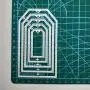 Mvchifay Cutting Dies Metal Stencils Scrapbooking Tool DIY Craft Carbon Steel Embossing Template for Paper Card Making (5 Pcs Tag)