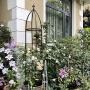 Garden Arch Tredllis for Climbing Plants Rose Thicken Metal Wedding Arches Arbor Ceremony Party Outdoor Floral Decor Bronze
