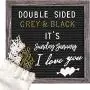 Gelibo Double Sided Letter Board with 750 Precut White & Gold Letters,Months & Days & Extra Cursive Words, Wall & Tabletop Display, Letter Organizer 10x10in Gelibo Double Sided Letter Board with 750 Precut White & Gold Letters,Months & Days & Extra Cursive Words, Wall & Tabletop Display, Letter Organizer 10x10in