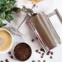 MIRA 20 oz Stainless Steel French Press Coffee Maker | Double Walled Insulated Coffee & Tea Brewer Pot & Maker | Keeps Brewed Coffee or Tea Hot | 600 ml MIRA 20 oz Stainless Steel French Press Coffee Maker | Double Walled Insulated Coffee & Tea Brewer Pot & Maker | Keeps Brewed Coffee or Tea Hot | 600 ml