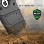 ZIZO Bolt Series for iPhone 8 Plus Case/iPhone 7 Plus Case Military Grade Includes Glass Screen Protector, Belt Holster Clip Lanyard (Gunmetal Gray)