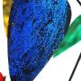 Fancy Gardens 84 inch Tall Multi Colored Garden Wind Spinner - Decorative Kinetic Wind Mill - Unique Outdoor Lawn and Garden Decor, Lawn Ornament