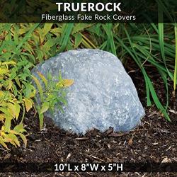 Airmax CrystalClear TrueRock Fake Fiberglass Rock, Mini, Greystone,10 x 8 x 5