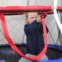 Skywalker Trampolines Mini Trampoline with Enclosure Net, 60 - Inch, Blue Skywalker Trampolines Mini Trampoline with Enclosure Net, 60 - Inch, Blue