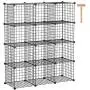 C&AHOME Wire Cube Storage Organizer, 12-Cube Metal Grid Storage, Storage Bins Shelving, Modular Bookshelf Shelves, DIY Closet Cabinet Ideal for Living Room,Office 36.6”L x 12.4”W x 48.4”H Black C&AHOME Wire Cube Storage Organizer, 12-Cube Metal Grid Storage, Storage Bins Shelving, Modular Bookshelf Shelves, DIY Closet Cabinet Ideal for Living Room,Office 36.6”L x 12.4”W x 48.4”H Black