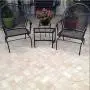 Sunnydaze Outdoor Curved Fire Pit Bench - Rustic Backyard Backless Powder-Coated Black Metal Mesh Garden, Patio, Porch and Deck Chair Seating - Single Sunnydaze Outdoor Curved Fire Pit Bench - Rustic Backyard Backless Powder-Coated Black Metal Mesh Garden, Patio, Porch and Deck Chair Seating - Single