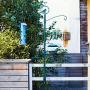Kingsyard Bird Feeders Outdoor Hanging Wild Bird Feeders Metal Tube Weatherproof Bird Feeder with 6 Ports 1lb Bird Seed Capacity for Oriole Finch Cardinal for Garden Yard NOT Squirrel Proof