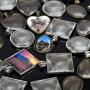 60 Pieces 5 Styles Pendant Trays 30pcs Round & Square & Heart & Teardrop & Oval and 30pcs Bright Glass Cabochon Dome Tiles for Crafting DIY Jewelry Gift Making 60 Pieces 5 Styles Pendant Trays 30pcs Round & Square & Heart & Teardrop & Oval and 30pcs Bright Glass Cabochon Dome Tiles for Crafting DIY Jewelry Gift Making