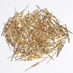 Waltz&F 40mm Chandelier Connectors Clips Pins for Fastening Crystals Parts, Chandelier Replacements 100pcs