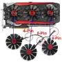inRobert 87mm T129215SU Graphics Card Cooling Fan for ASUS ROG Strix GTX1060/GTX1080/GTX1080TI/GTX1070 Video Card Cooler (Fan-B)