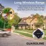 1/4 Mile Long Range Driveway Alarm by Guardline (Receiver + 4 sensors) 1/4 Mile Long Range Driveway Alarm by Guardline (Receiver + 4 sensors)