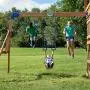 Beach Front All Cedar Wooden Swing Set Beach Front All Cedar Wooden Swing Set