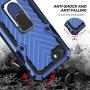 Military Grade for iPhone 8 Case iPhone 7 Case iPhone SE 2020 Metal Rotating Ring with Kickstand Holder Armor Heavy Duty Shockproof Drop Protective Cover for iPhone 8/7/SE 2020 Phone Case (Blue)